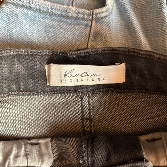 KanCan High Waist Black Denim Shorts - Picture 3 of 3